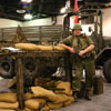 front toward enemy